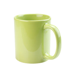 11 Oz Full-Color Trykt Keramisk Kop – Tilgængelig i Sort og Grøn