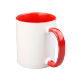 11 Oz To-Farvet Keramisk Kaffekop